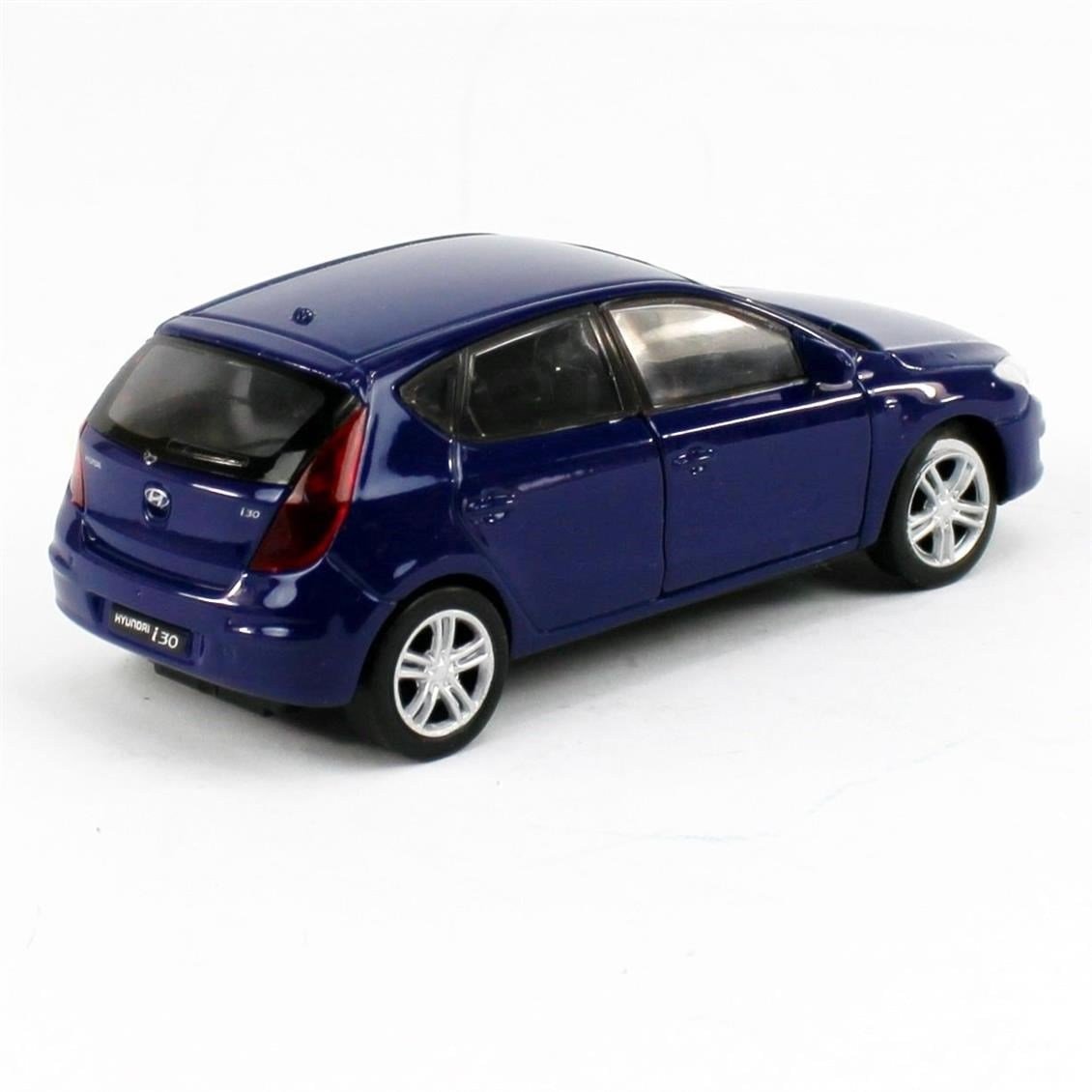 Welly 42394 1/34-1/39 Ölçek, Hyundai i30, Mavi, Çek-Bırak Mekanizmalı Oyuncak Metal Araba