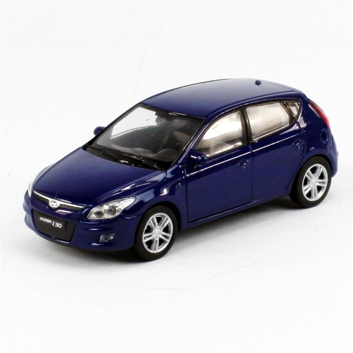 Welly 42394 1/34-1/39 Ölçek, Hyundai i30, Mavi, Çek-Bırak Mekanizmalı Oyuncak Metal Araba