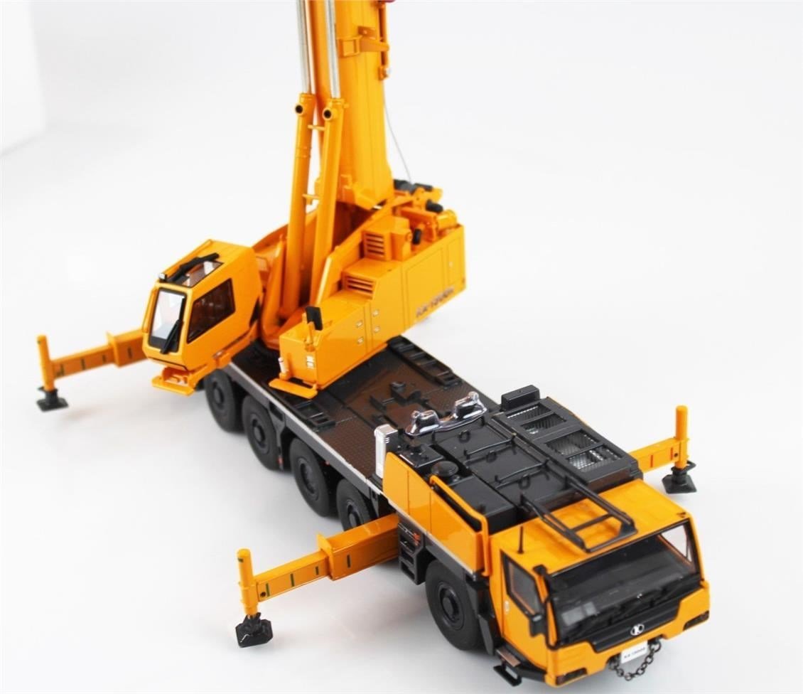 Yagao KA1300R 1/50 Ölçek, KATO Uzun Kollu Tekerli Vinç-Sergilemeye Hazır Metal Model