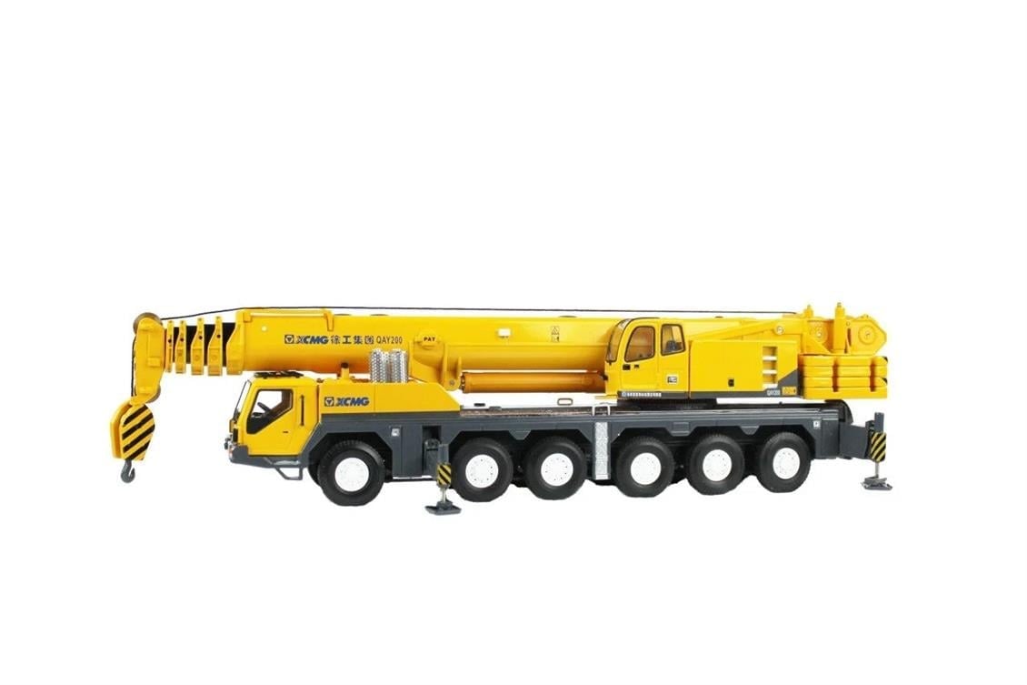 Yagao QAY200 1/50 Ölçek, XCMG 200 Ton Tekerli Vinç-Sergilemeye Hazır Metal Model