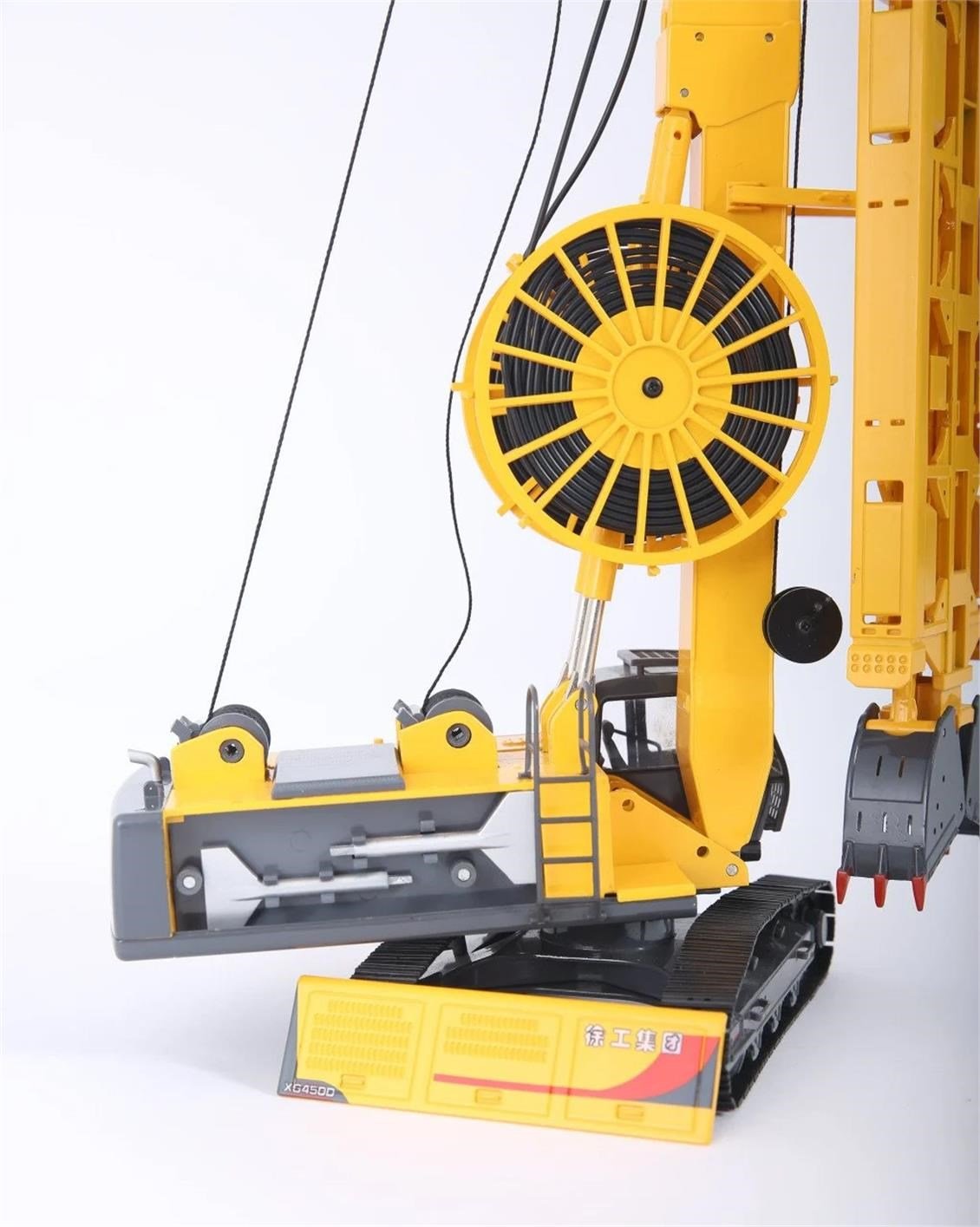 Yagao XG450D 1/35 Ölçek, XCMG Hidrolik Diyafram Duvar Kepçesi-Sergilemeye Hazır Metal Model