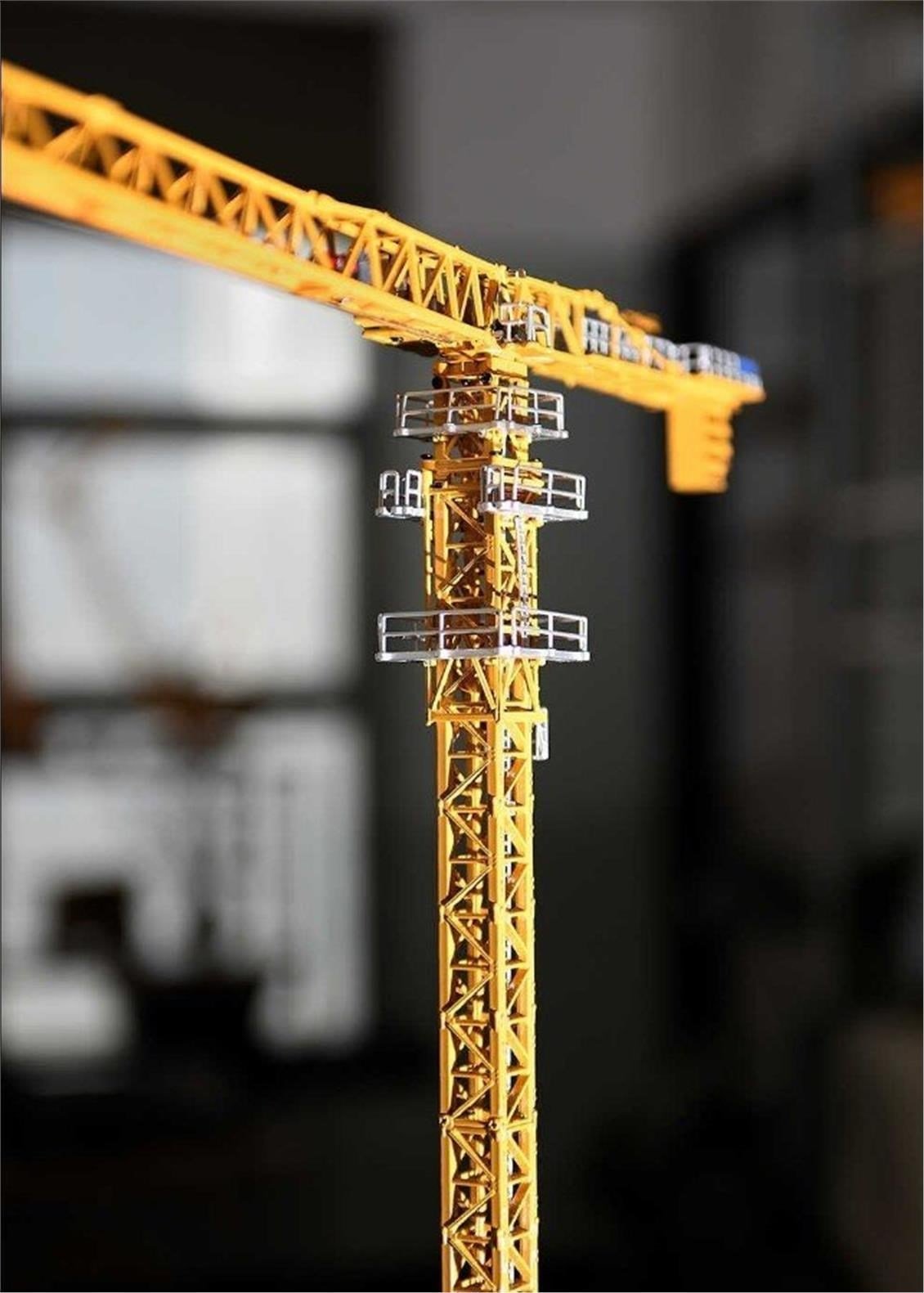 Yagao XGT7532 1/100 Ölçek, XCMG Kule Vinç-Sergilemeye Hazır Metal Model