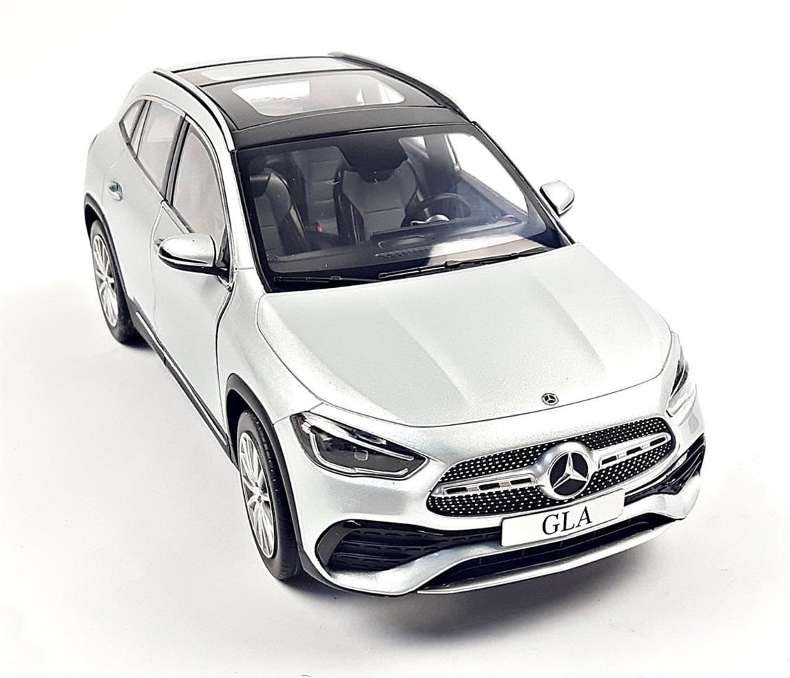 Z Models B66961036 1/18 Ölçek, Mercedes Benz GLA (H247) 2020, Iridium Silver, Sergilemeye Hazır Metal Araba Modeli