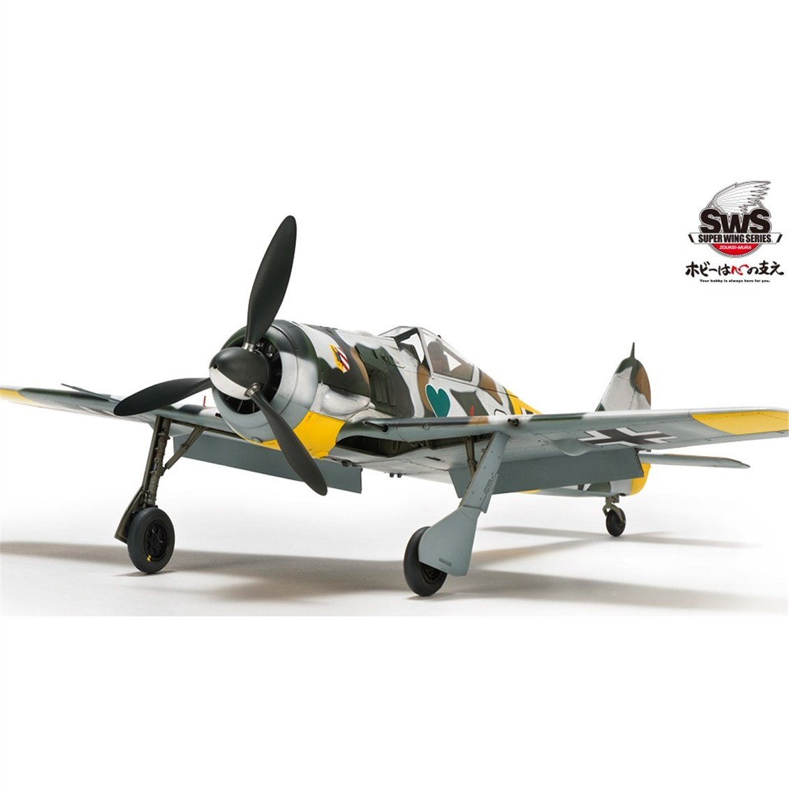 Zoukei Mura SWS22 1/32 Ölçek, Focke-Wulf Fw 190 A-4 Savaş Uçağı, Plastik Model Kiti