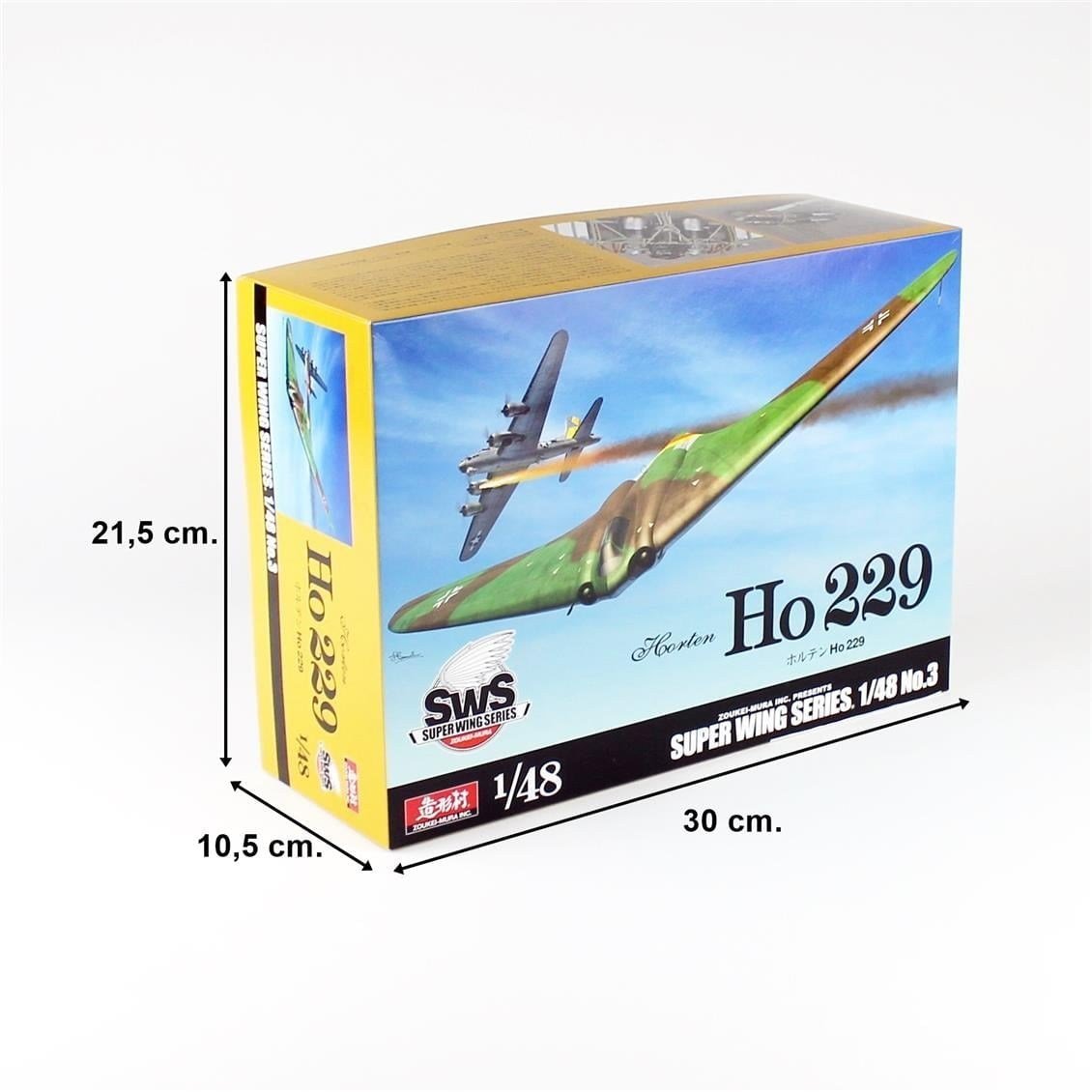 Zoukei Mura SWS48-03 1/48 Ölçek, Horten Ho 229 Savaş Uçağı, Plastik Model kiti