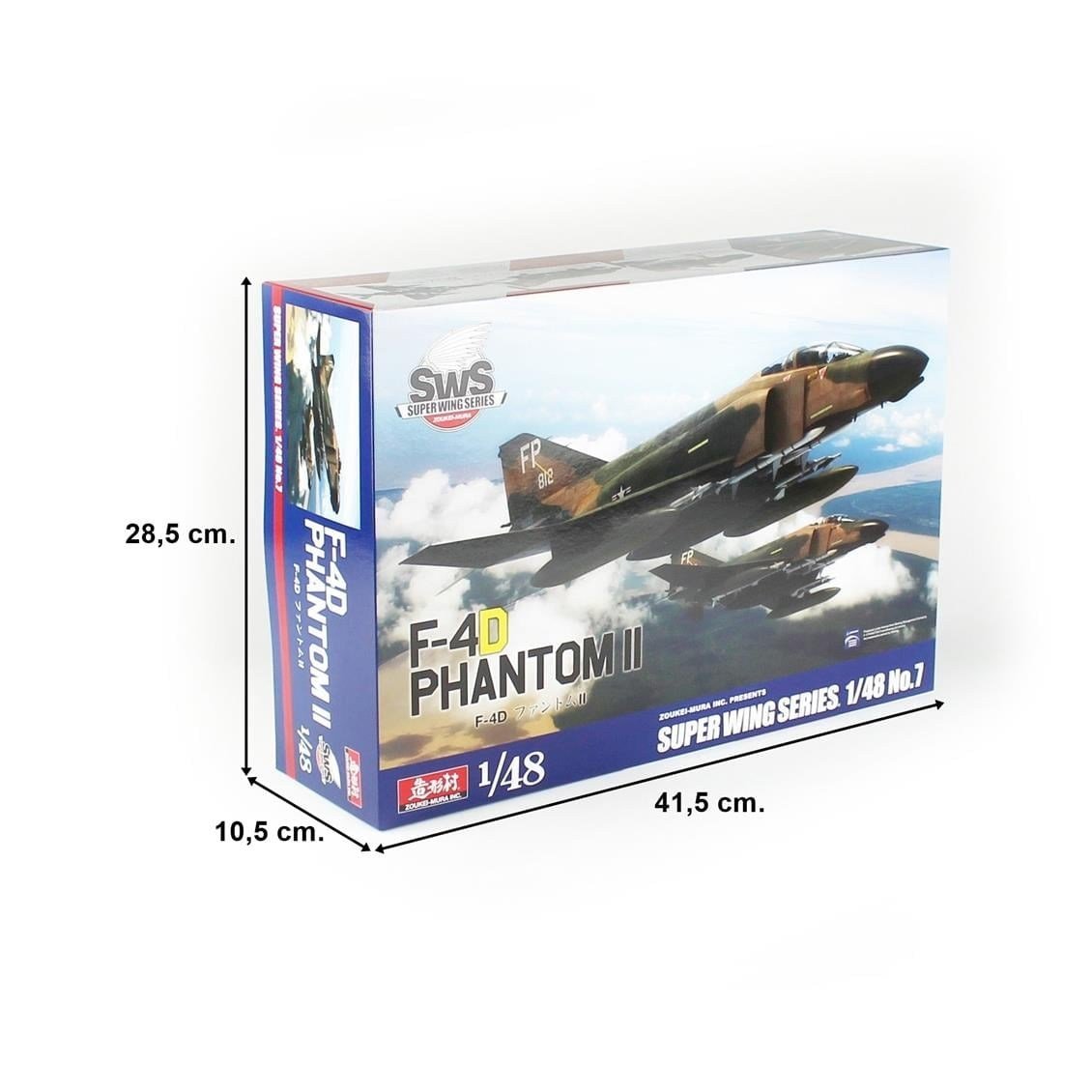 Zoukei Mura SWS48-07 1/48 Ölçek, F-4D Phantom II Savaş Uçağı, Plastik Model kiti