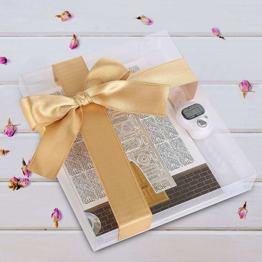 10 Adet Ekonomik Yasin Kitabı ( 12x16 ) cm, 90 gr, 80 Sayfa, Zikirmatik, Süslemeli Asetat Kutulu - Beyaz