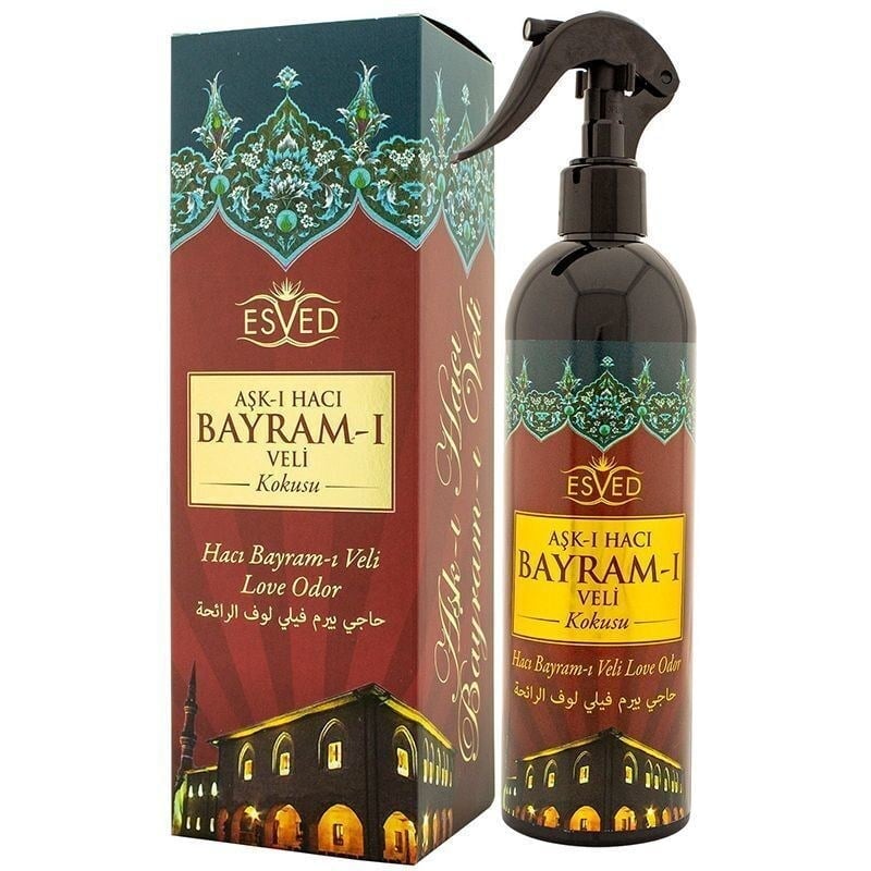 2 li Kabe Örtüsü Kokusu Ve Hacı Bayram Veli Kokusu Sprey 400 Ml.