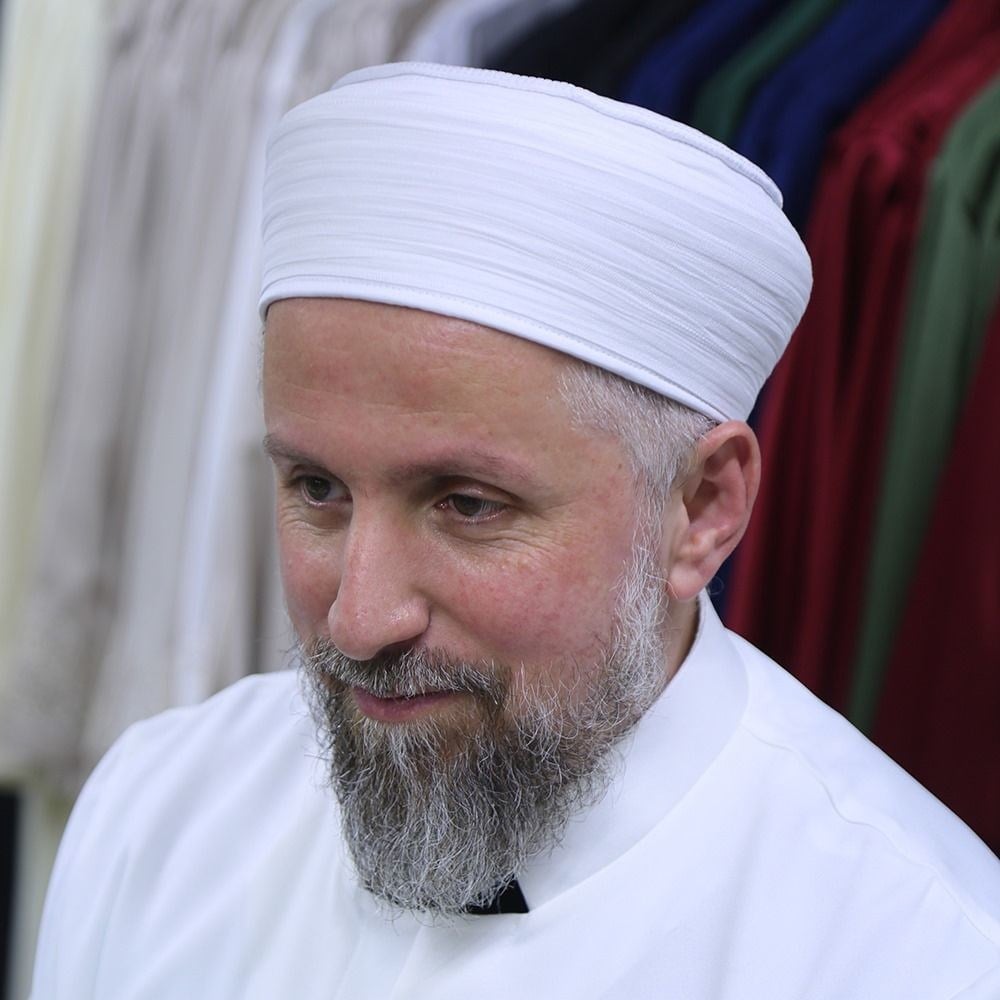 3,5 mt El Sarması Sarık Nalin Beyaz Takke-Beyaz Kumaş