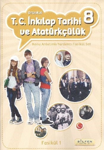 8. Sınıf Ortaokul T.C. İnkılap Tarihi ve Atatürkçülük Konu Anlatımlı Yardımcı Fasikül Set (4 Fasikül