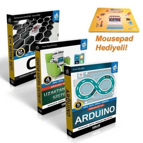 Arduino Eğitim Seti 2 (3 Kitap)