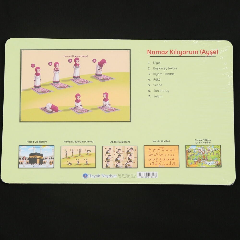 Ayşe Namaz Kılıyor - Yapboz - 28x18