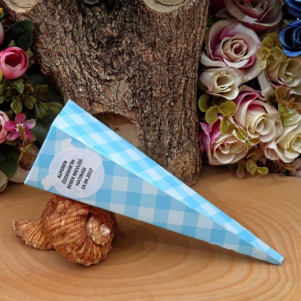 Bebek Mevlüt Şekeri - Kuş Lokumlu, Mevlana Şekerli (70-80gr) 15cm