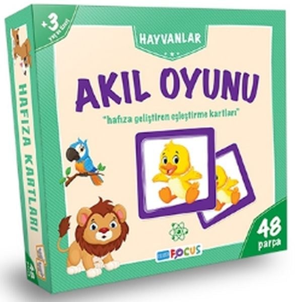 Blue Focus Hayvanlar - Akıl Oyunu 48 Parça