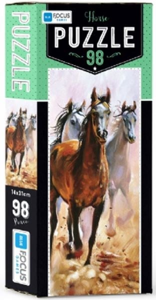 Blue Focus Horse - Puzzle 98 Parça