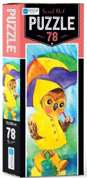 Blue Focus Sweet Owl - Puzzle 78 Parça