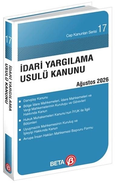 Cep Kanunları Serisi 17 - İdari Yargılama Usulü Kanunu  (Yeni)