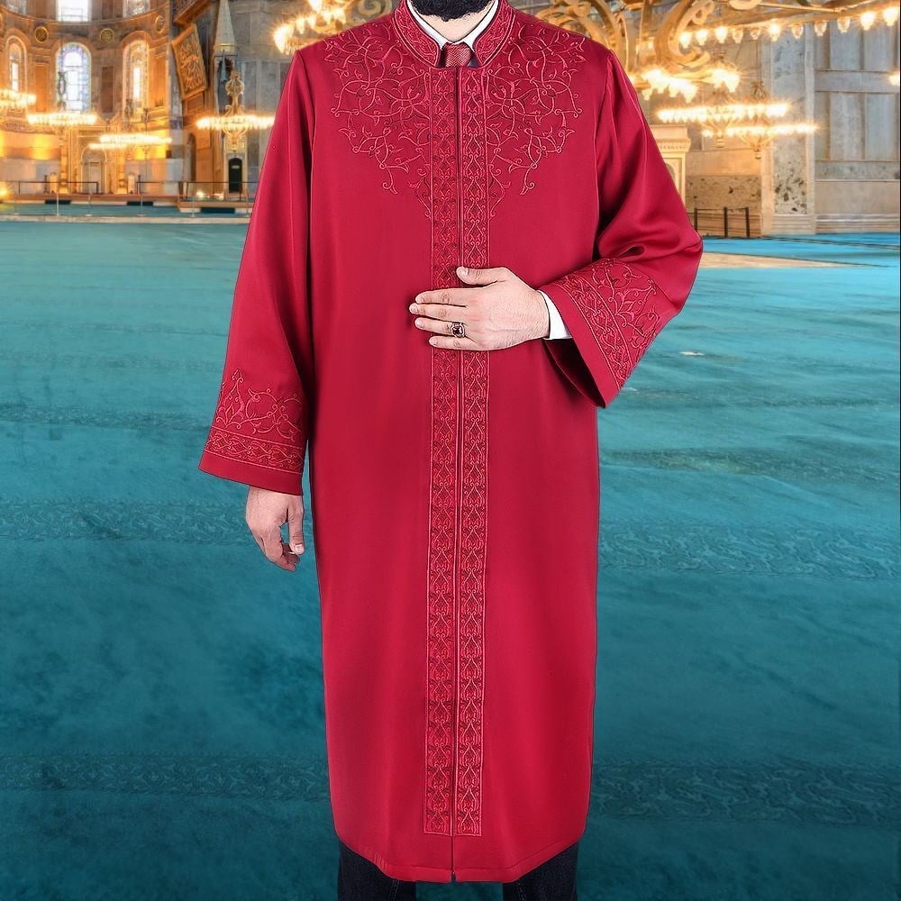 Cezeri İmam Cübbesi Bordo