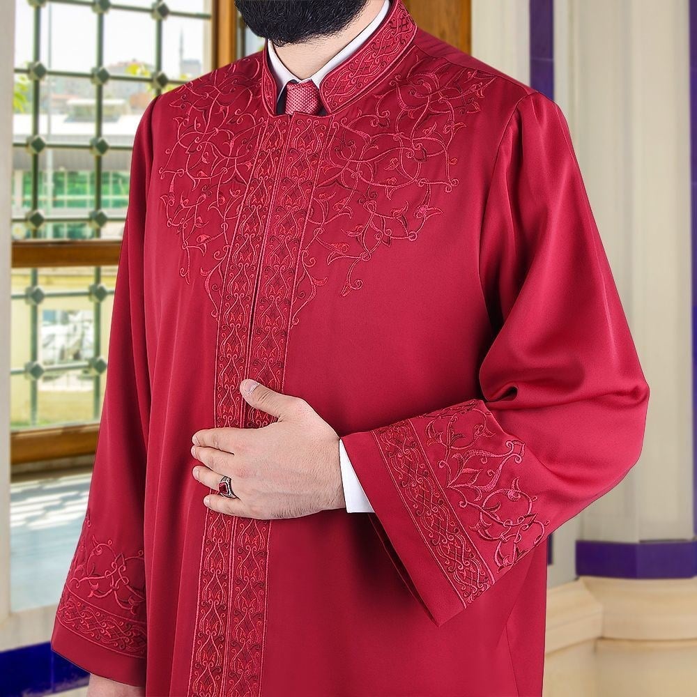 Cezeri İmam Cübbesi Bordo