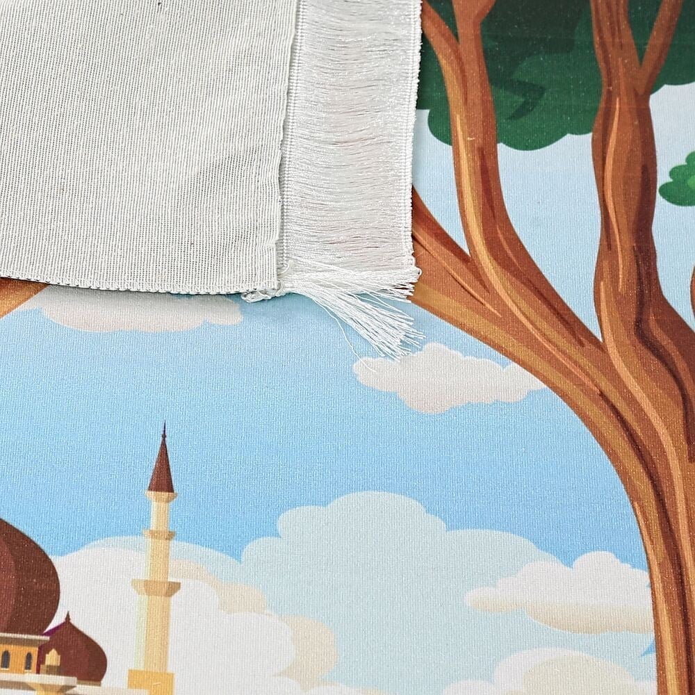 Çocuk Seccadesi Ağaç- Kahve 82×45 cm 110 gr - Tesbih Hediyeli