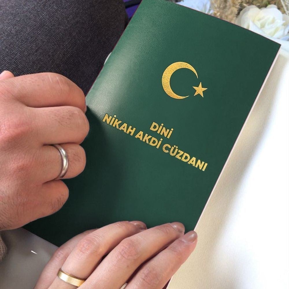 Dini Nikah Akdi Hatıra Cüzdanı 12 Sayfa / 54 Farzlı