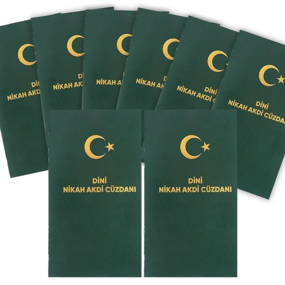 Dini Nikah Akdi Hatıra Cüzdanı 12 Sayfa / 54 Farzlı