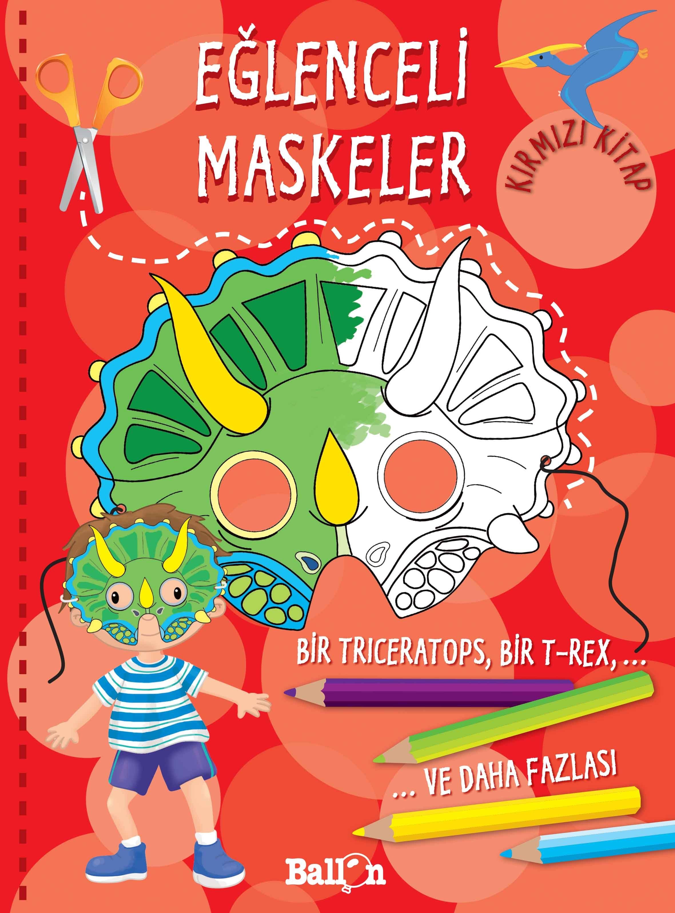 Eğlenceli Maskeler (Kırmızı Kitap)