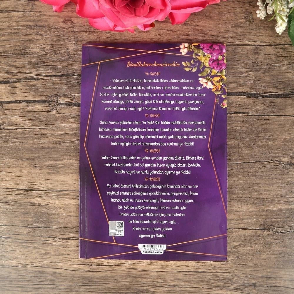 Ekonomik Yasin Kitabı 10 Adet Ortaboy 16×24, 64 Sayfa, Etiket Hediyeli - Mor