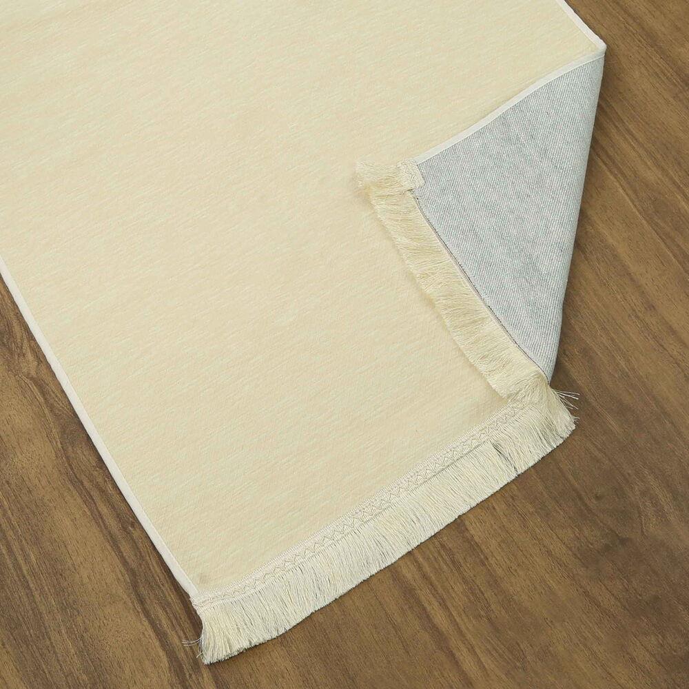 El Kuba Lüks Astarlı Biyeli Seccade Krem (66X125cm) 565 gr
