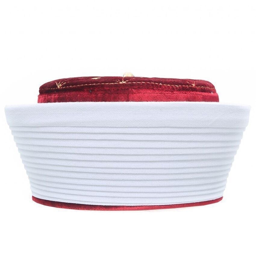 Endülüs  İmam Sarığı Bordo Renk-Keçe Üstü Cübbe Rengi Kumaş  174 gr