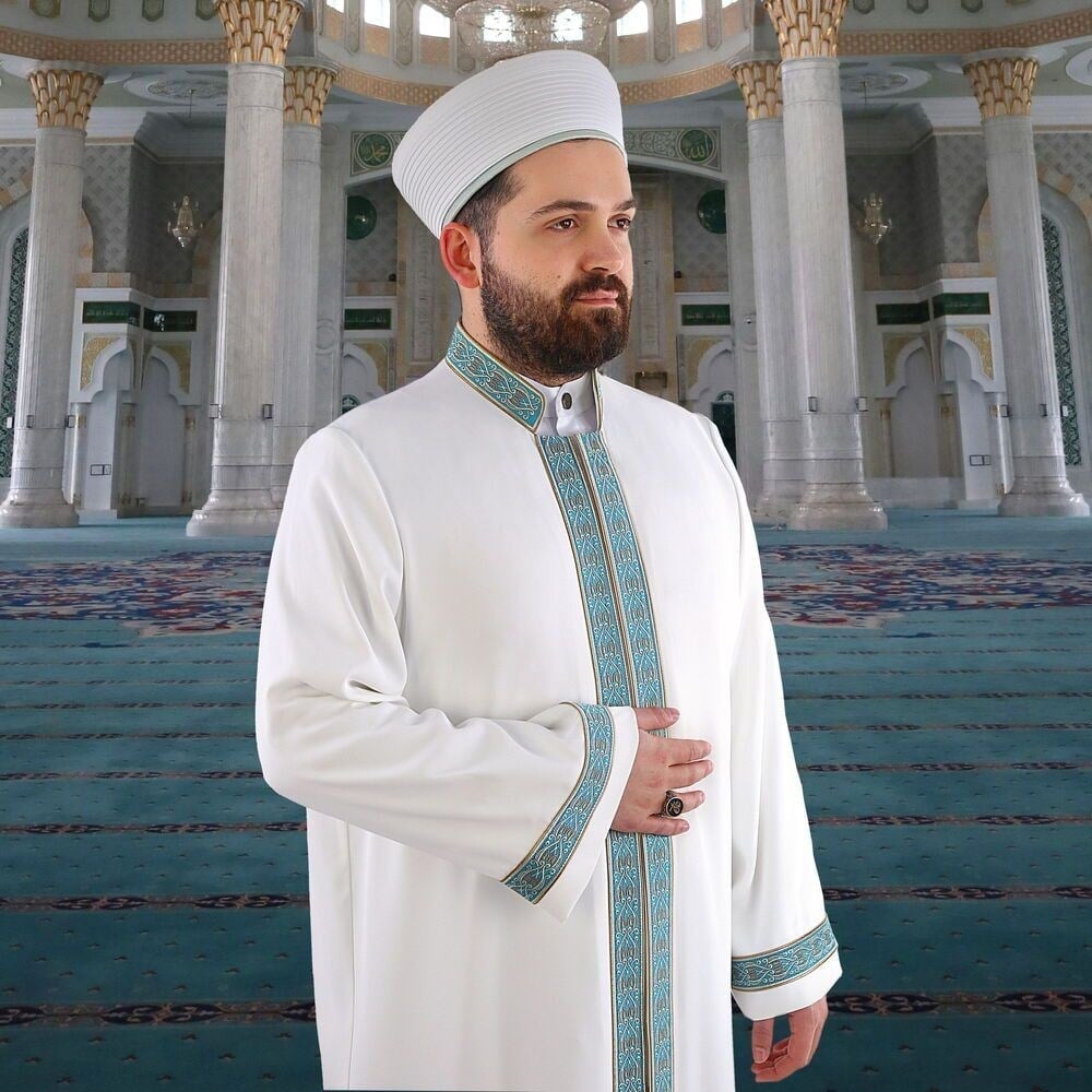 Feyruz İmam Cübbesi Beyaz