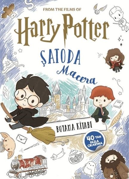 Film Özel Harry Potter Şatoda Macera Boyama Kitabı