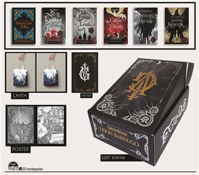 Grisha Verse (Poster-Çanta-Defter Hediyeli - 6 Kitap Set)