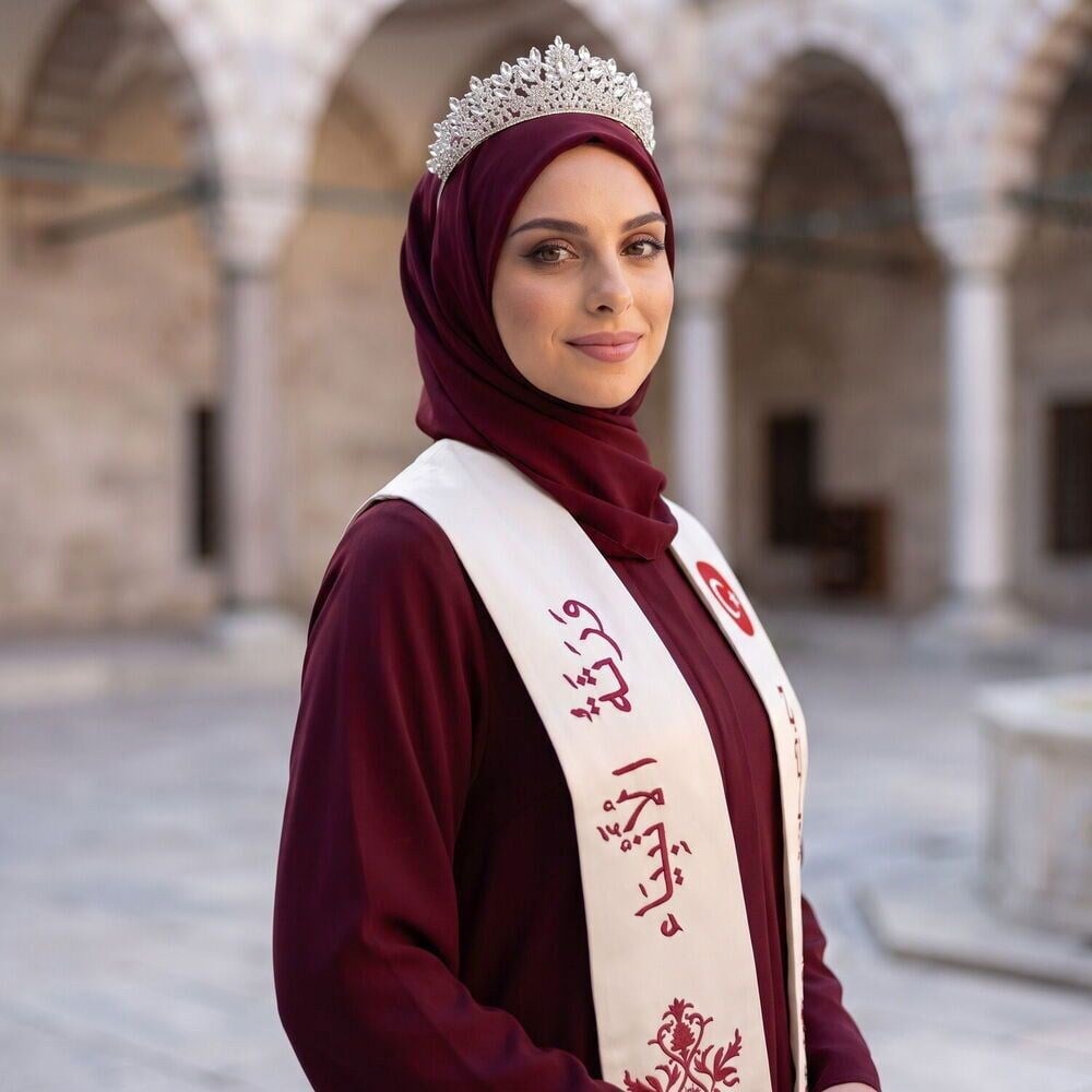 Hafızlık Bayan İcazet 4'lü Elbise Seti - Bordo (Toplu Alımlar İçin Bizle İletişime Geçiniz!)