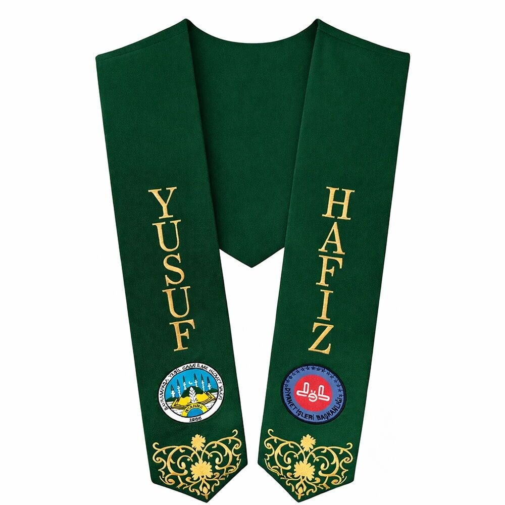 Hafızlık İcazet Merasim Atkısı Yeşil