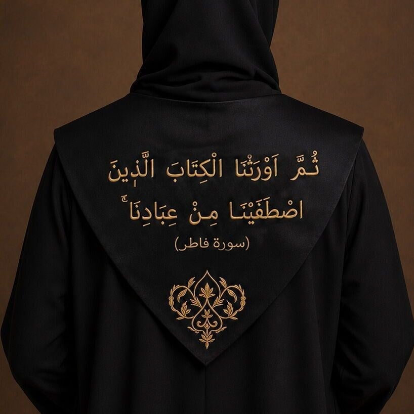 Hafızlık Mezuniyet Atkısı Rahle Logo Nakışlı