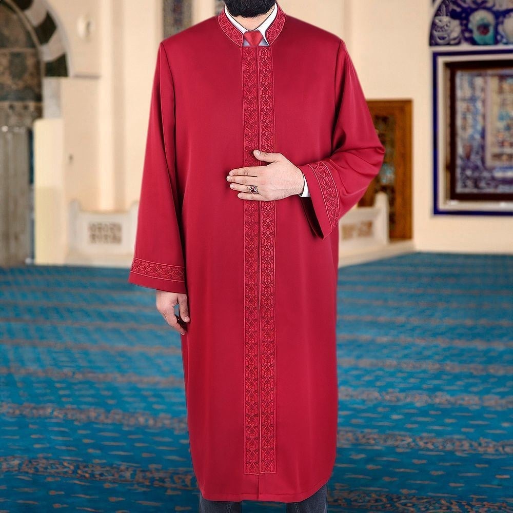 Harezmi İmam Cübbesi Bordo