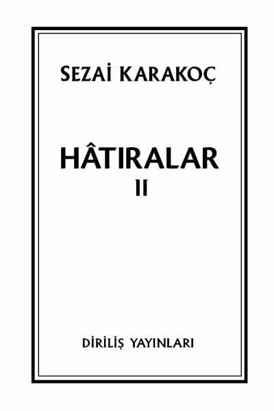 Hatıralar II