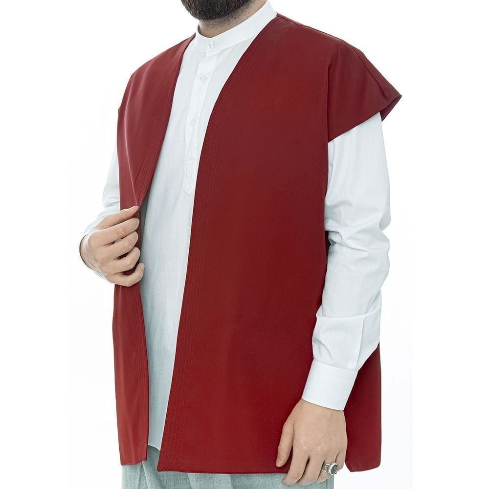 Haydari Musiki Yelek Bordo