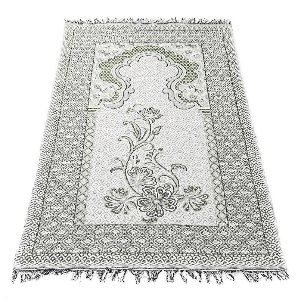 Hediyelik Kadife Kaplı Yasin Kitabı, Seccade, Kokulu Tesbih, Asetat Kutulu (26×23) Paket Yeşil