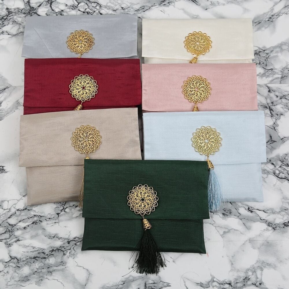 Hediyelik Şantuk Kumaş Çantalı Yasin Kitabı ( 16.5 x 12.5 cm ) Vizon