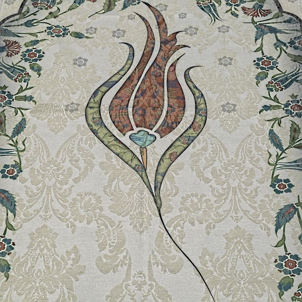 Hediyelik Seccade, İnci Tesbih, Pamuklu Şal, Asetat Kutulu (26×23) Set Yeşil