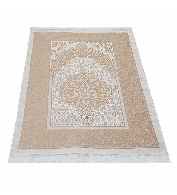 Hediyelik Seccade, Kadife Yasin (İsme Özel), İnci Tesbih, Asetat Kutulu (26×23) İslami Set-Vizon