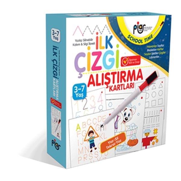 İlk Çizgi Alıştırma Kartları