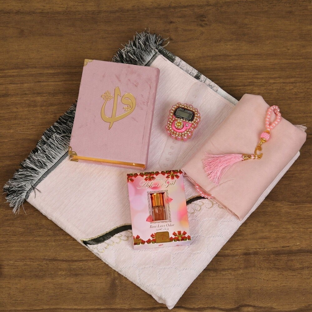 İsme Özel Anneye Hediye Ahşap Kutu Seti-Pembe