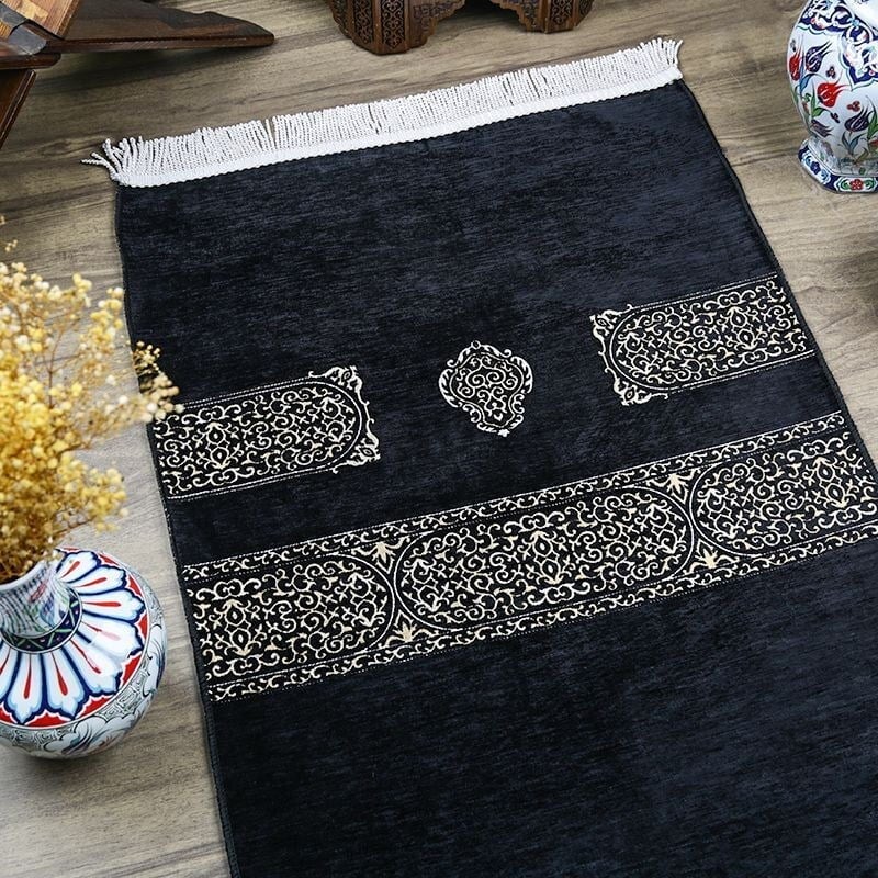 İsme Özel Hediyelik Kabe Duvarı Seccadesi 70x120 cm - 330 gr