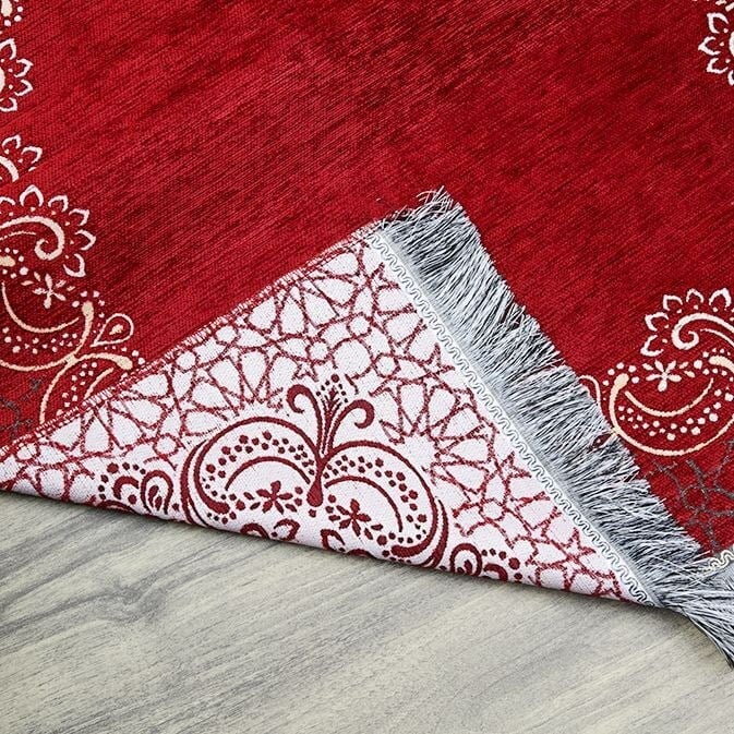 İsminizi Seccadeye Nakşediyoruz ,İsme Özel Seccade Munis Bordo 65x115 cm - 320 gr