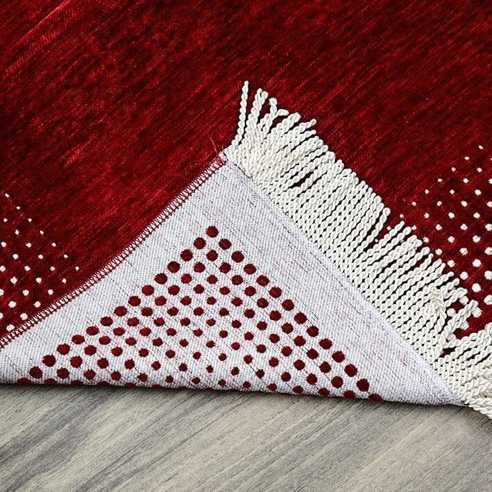 İsminizi Seccadeye Nakşediyoruz ,İsme Özel Seccade Zümra  Bordo 65x115 cm - 430 gr