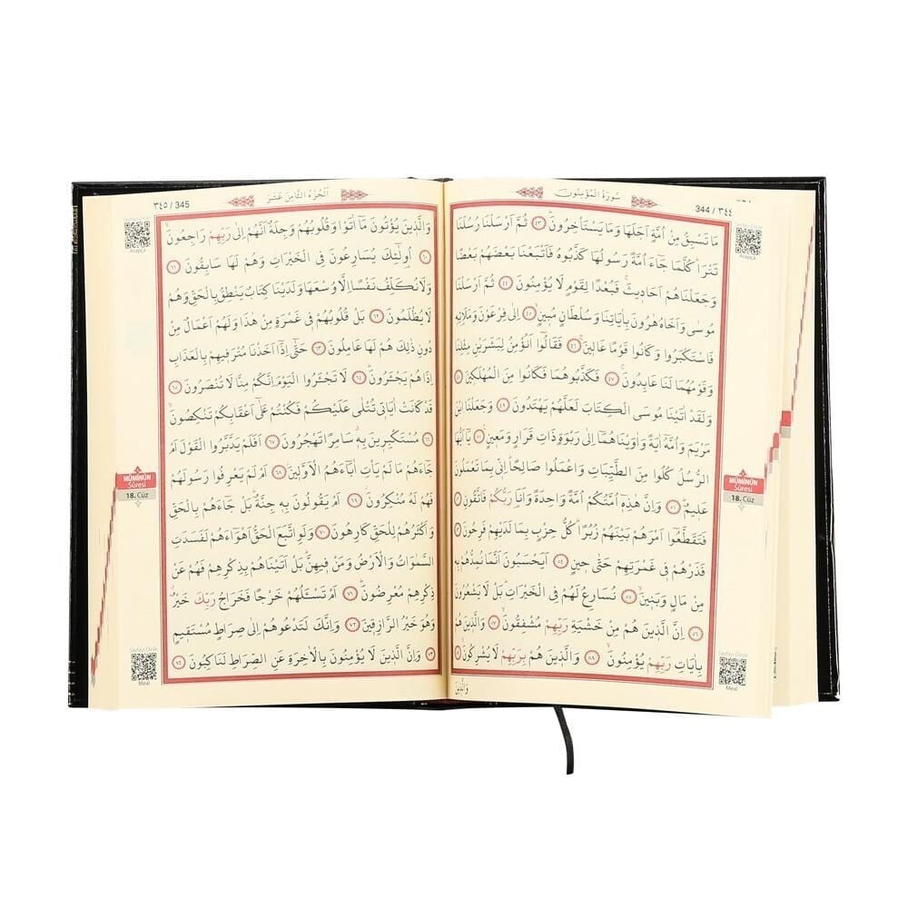 Kabe Maketli Kur'an-ı Kerim (Orta Boy 16*24) Gümüş