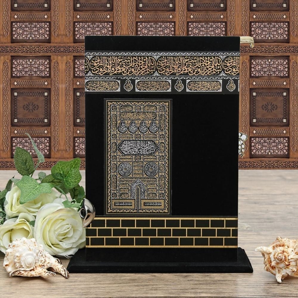 Kabe Maketli Kur'an-ı Kerim Siyah